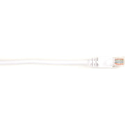 Black Box Connect Cat6 UTP Patch Cable, 4 ft, RJ-45 Male/Male, 26 AWG, Gold Plated Contacts, Snagless Boot, White, 1 Each