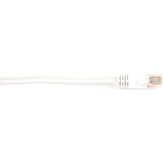 Black Box Connect Cat.6 UTP Patch Network Cable, 6 ft, RJ-45 Male to Male, 1 Gbit/s, Gold Plated Contacts, 26 AWG, Snagless Boot, White, 1 Each