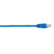 Black Box Connect Cat.6 UTP Patch Network Cable, 2 ft, RJ-45 Male to Male, 26 AWG, Blue, Gold Plated Contacts, Snagless Boot, 1 Each