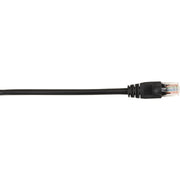 Black Box Cat.5e Patch Network Cable - 2 ft Category 5e Network Cable for Network Device - First End: 1 x RJ-45 Network - Male - Second End: 1 x RJ-45 Network - Male - 1 Gbit/s - Patch Cable - Gold Plated Contact - CM - 26 AWG - Black - 1 Each