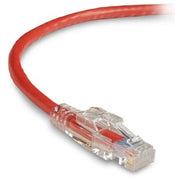 Black Box GigaTrue 3 Cat.6 UTP Patch Network Cable, 100 ft, RJ-45 Male/Male, 24 AWG, Red, Gold Plated Contacts, Snagless Boot, 1 Each