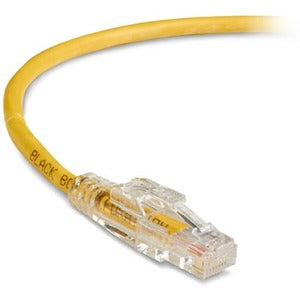 Black Box GigaTrue 3 Cat6 UTP Patch Cable, 7 ft, RJ-45 Male/Male, 24 AWG, Gold Plated Contacts, Snagless Boot, Yellow, 1 Each