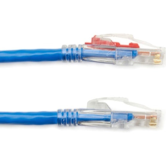 Black Box GigaTrue 3 Cat.6 UTP Patch Network Cable, 6 ft, RJ-45 Male/Male, 24 AWG, Gold Plated Contacts, Blue, 1 Each