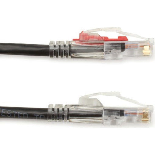 Black Box GigaTrue 3 Cat.6 UTP Patch Network Cable, 4 ft, RJ-45 Male/Male, 24 AWG, Gold Plated Contacts, Snagless Boot, Black, 1 Each