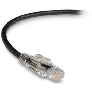 Black Box GigaTrue 3 Cat6 UTP Patch Network Cable, 15 ft, RJ-45 Male/Male, 24 AWG, Gold Plated Contacts, Snagless Boot, Black, 1 Each