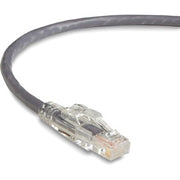 Black Box GigaTrue 3 Cat.6 UTP Patch Network Cable, 2 ft, RJ-45 Male/Male, 24 AWG, Gold Plated Contacts, Snagless Boot, Gray, 1 Each