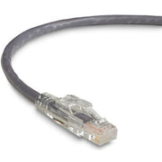 Black Box GigaTrue 3 Cat6 UTP Patch Network Cable, 5 ft, RJ-45 Male/Male, 24 AWG, Gold Plated Contacts, Snagless Boot, Gray, 1 Each