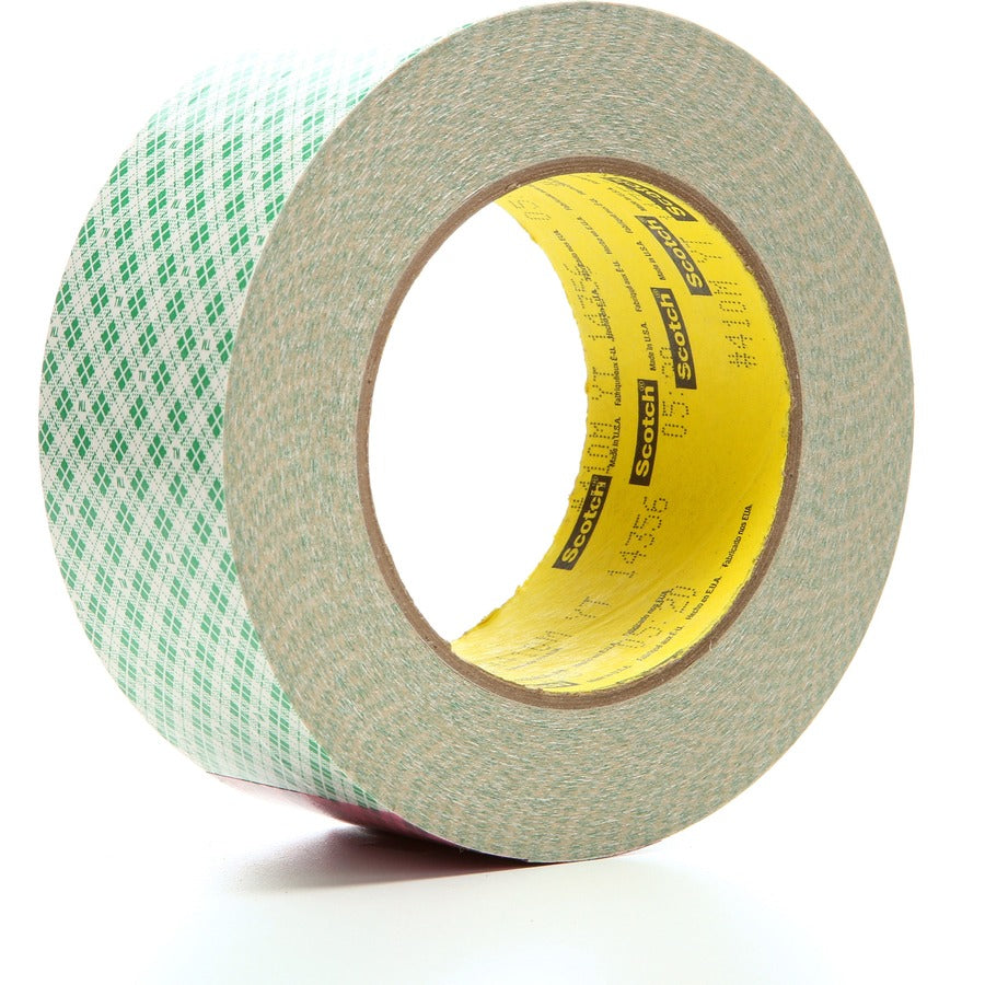 Scotch Double-Coated Paper Tape - 36 yd Length x 2" Width x 6 mil Thickness - 3" Core - Natural - Kraft - Rubber Backing - Chemical Resistant, Temperature Resistant, Moisture Resistant, UV Resistant - For General Purpose, Multipurpose - 1 Roll