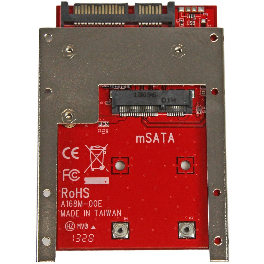 StarTech.com Drive Bay Adapter for 2.5" SATA/600 - Serial ATA/600 Host Interface Internal - Red - TAA Compliant