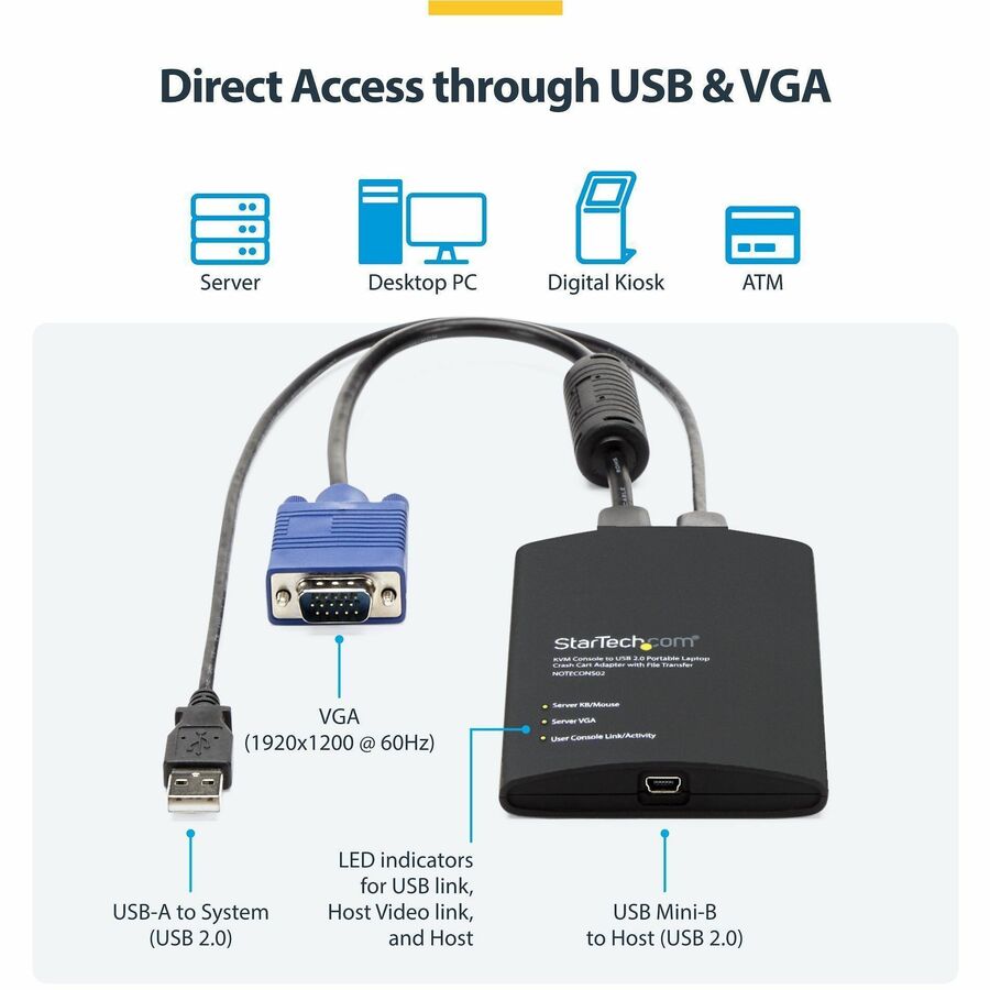 StarTech.com USB Crash Cart Adpater