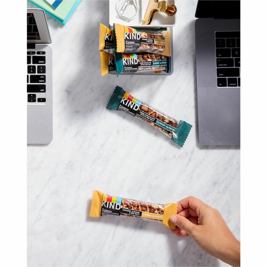 Gluten-free, Wheat-free, Non-GMO, Sulfur dioxide-free, Trans Fat Free, Low Glycemic, Low Sodium - Peanut Butter Dark Chocolate - 1.40 oz - 12 / Box