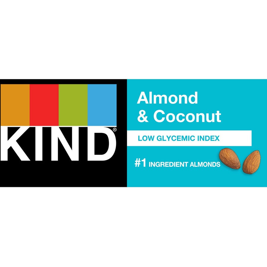 Gluten-free, Wheat-free, Dairy-free, Non-GMO, Sulfur dioxide-free - Almond & Coconut - 1.40 oz - 12 / Box
