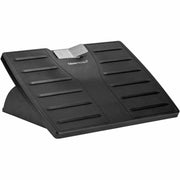 Fellowes Office Suites Adjustable Footrest, 30° Tilt, Black/Silver, 1 Each