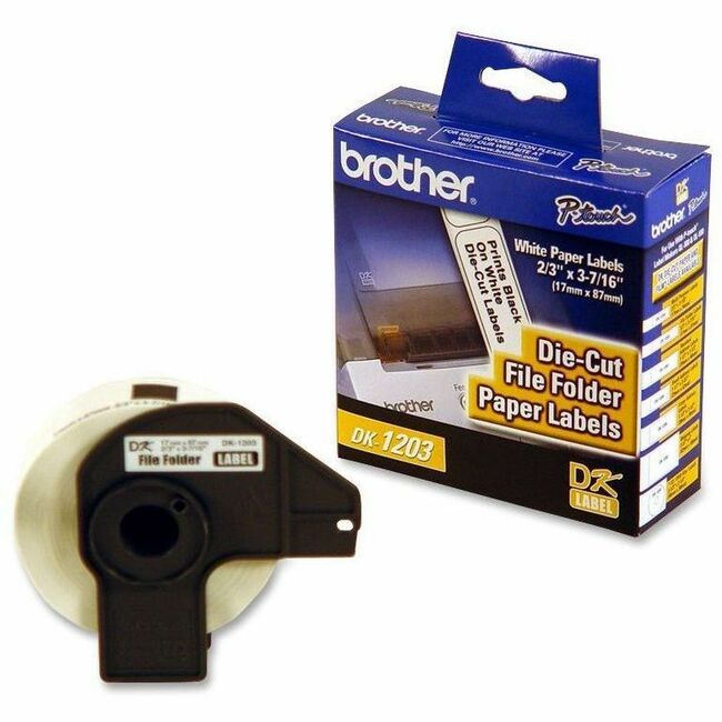 3 7/16" Width x 21/32" Length - Rectangle - Direct Thermal - White - Paper - 300 / Roll - 1 Roll