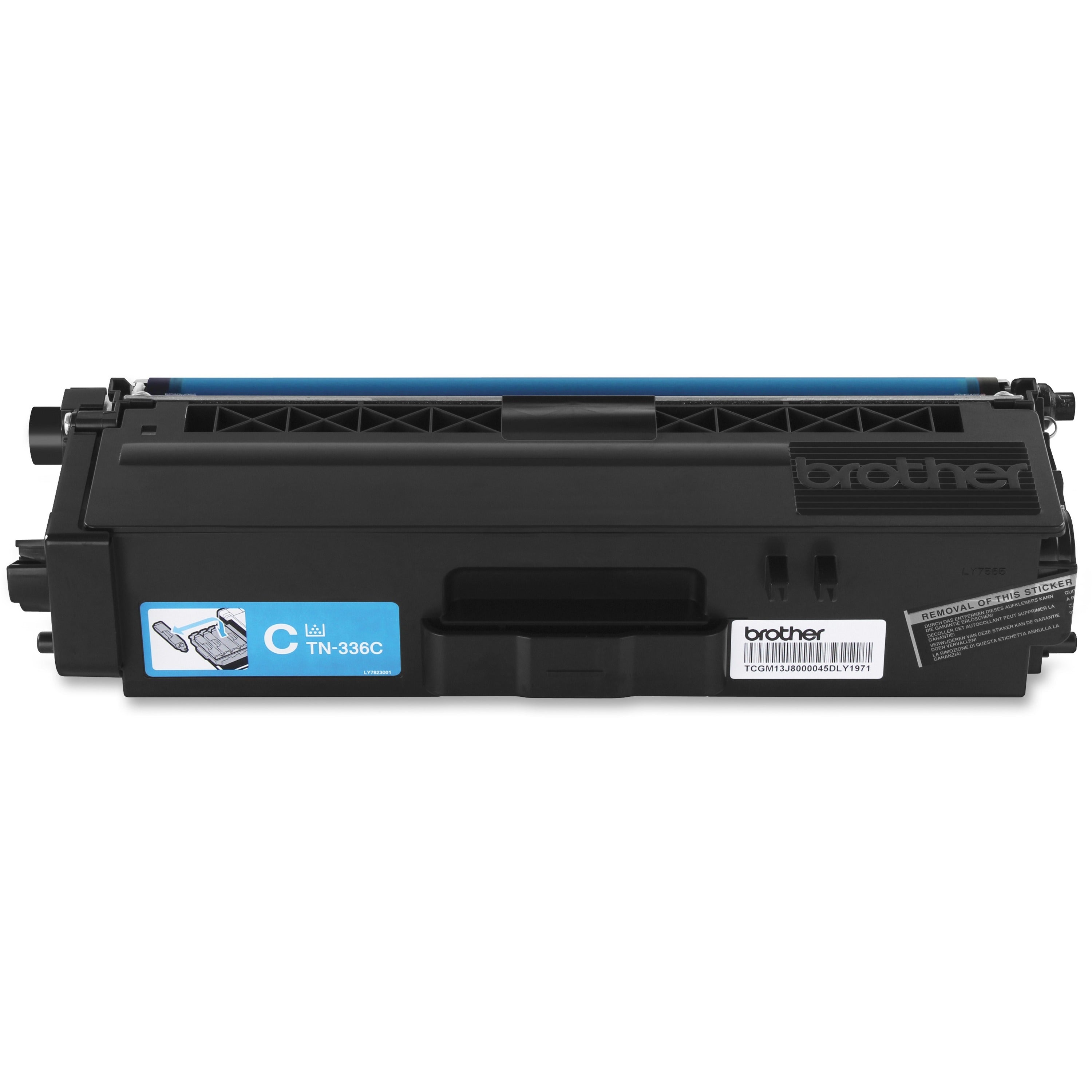 Brother TN336C Original High Yield Laser Toner Cartridge - Cyan - 1 Each