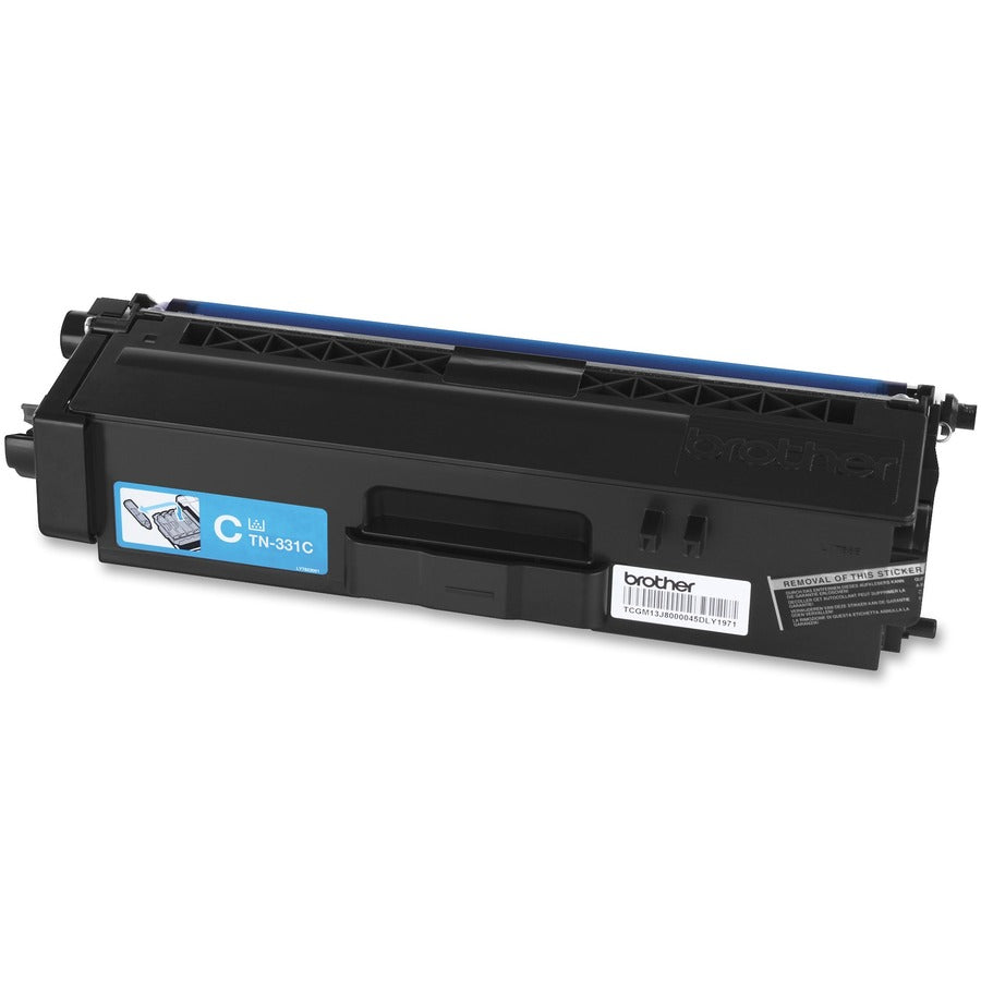 Brother TN331C Original Standard Yield Laser Toner Cartridge - Cyan - 1 Each
