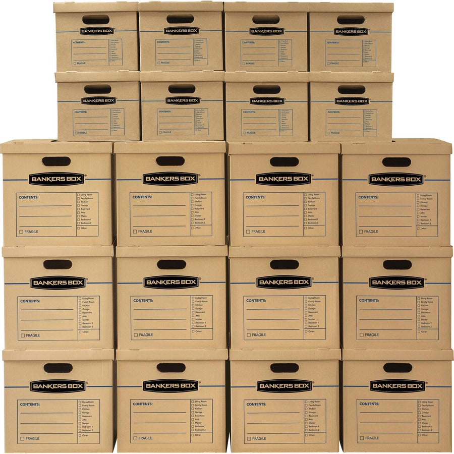 External Dimensions: 12.5" Width x 16.3" Depth x 10.5" Height - Media Size Supported: Letter, Legal - Lift-off Closure - Corrugated - Kraft - For File - Recycled - 10 / Carton