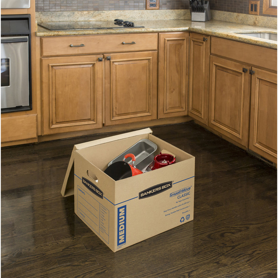 Internal Dimensions: 15" Width x 18" Depth x 14" Height - External Dimensions: 15.5" Width x 19" Depth x 14.5" Height - Lift-off Closure - Kraft - Recycled - 8 / Carton