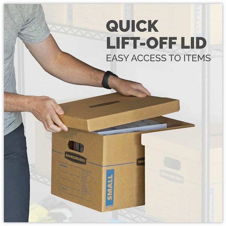 Internal Dimensions: 15" Width x 18" Depth x 14" Height - External Dimensions: 15.5" Width x 19" Depth x 14.5" Height - Lift-off Closure - Kraft - Recycled - 8 / Carton