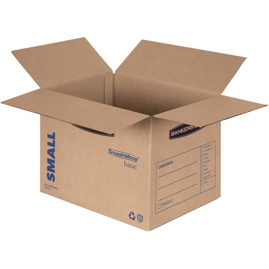 Internal Dimensions: 12" Width x 16" Depth x 12" Height - External Dimensions: 12.3" Width x 16.5" Depth x 12.6" Height - Heavy Duty - Corrugated - Kraft, Black - Recycled - 1 Carton