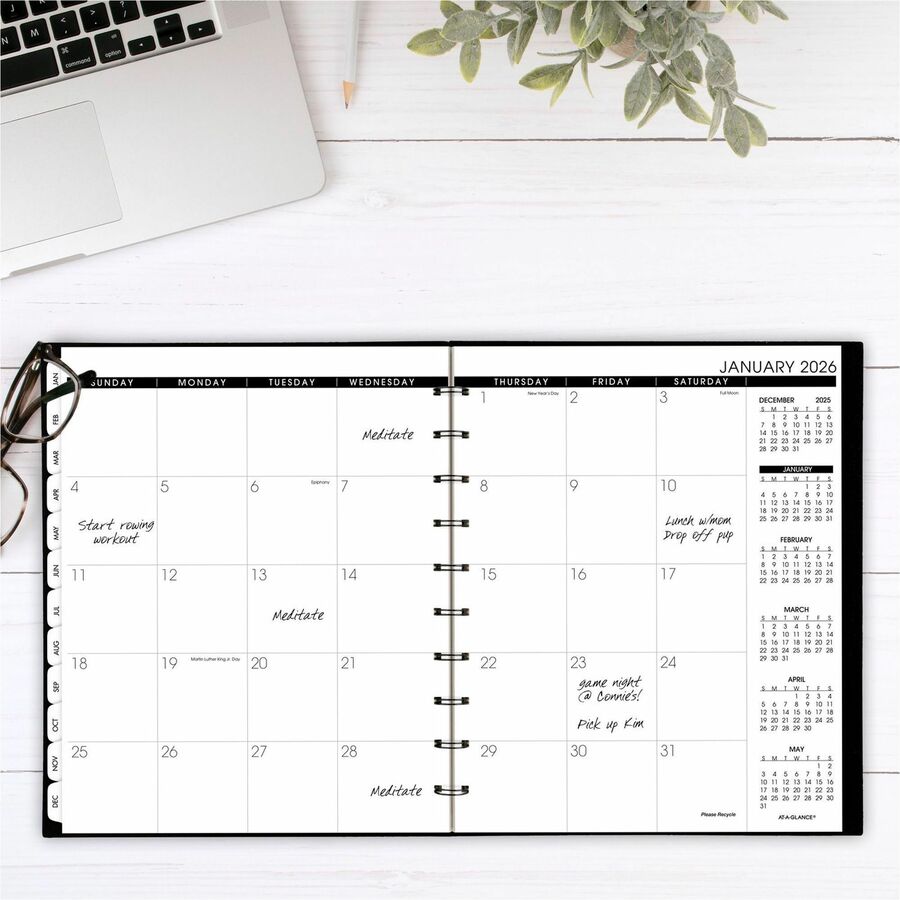 At-A-Glance Move-A-Page Weekly/Monthly Appointment Book