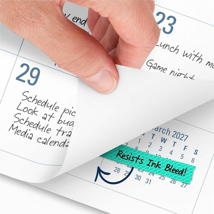 Julian Dates - Monthly - 12 Month - January 2026 to December 2026 - 1 Month Single Page Layout - 22" x 17" Sheet Size - 2.50" x 2.93" Block - Headband - Desk Pad - Multi - Poly - Reference Calendar, Sturdy Back, Durable - 1 Each