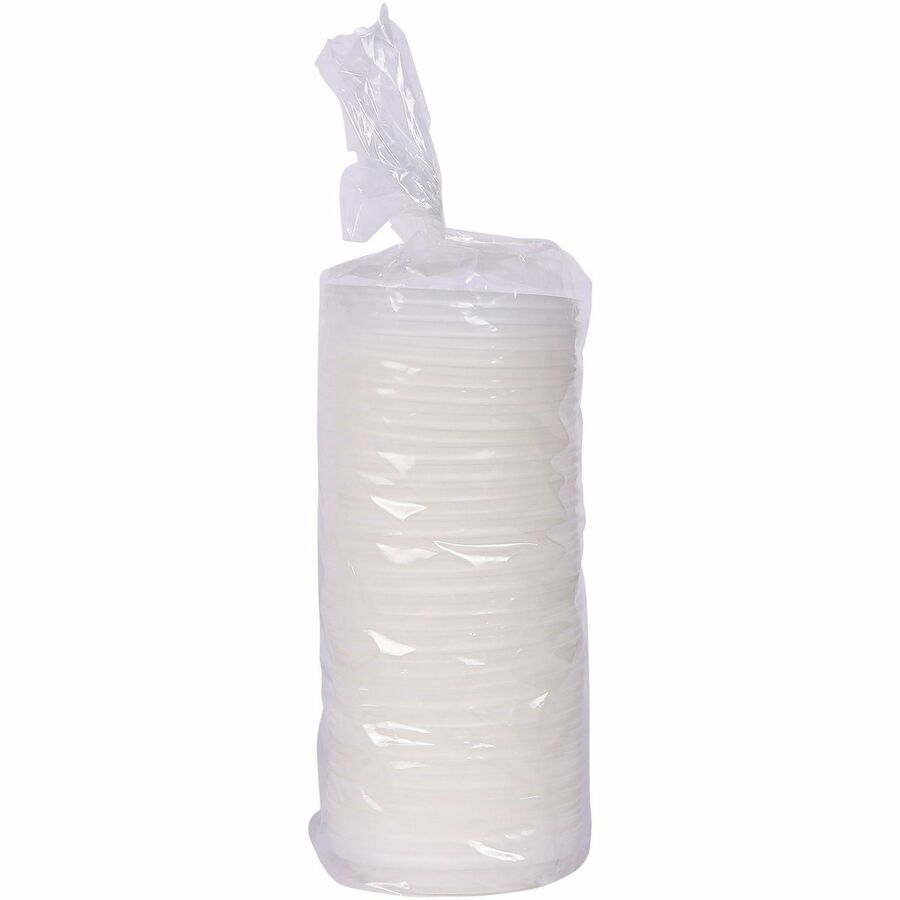 Polylactic Acid (PLA) - White - 50/Pack - 16 / Carton