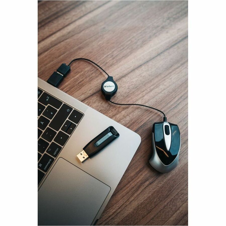 128 GB - USB 3.2 (Gen 1) Type A - 80 MB/s Read Speed - 25 MB/s Write Speed - Gray - Lifetime Warranty - 1 Each