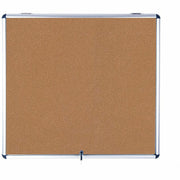 35.55" Board Height x 42.99" Board Width - Cork Surface - Lock, Self-healing, Lightweight - Aluminum Frame - 37.5" Height x 45" Width x 1.4" Depth - 1 Each