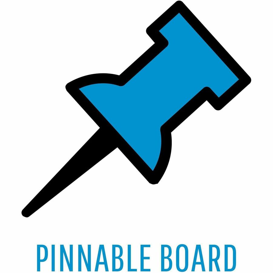 35.55" Board Height x 42.99" Board Width - Cork Surface - Lock, Self-healing, Lightweight - Aluminum Frame - 37.5" Height x 45" Width x 1.4" Depth - 1 Each