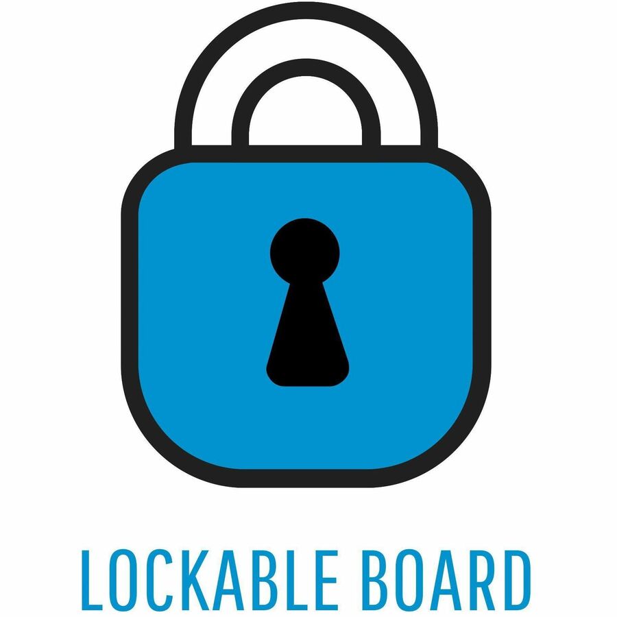 35.55" Board Height x 42.99" Board Width - Cork Surface - Lock, Self-healing, Lightweight - Aluminum Frame - 37.5" Height x 45" Width x 1.4" Depth - 1 Each