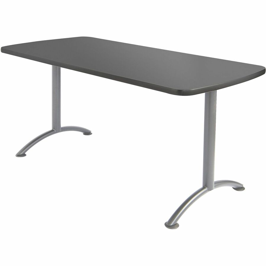 Iceberg Arc Fixed Height Table 36X72 Rectangular, Graphite