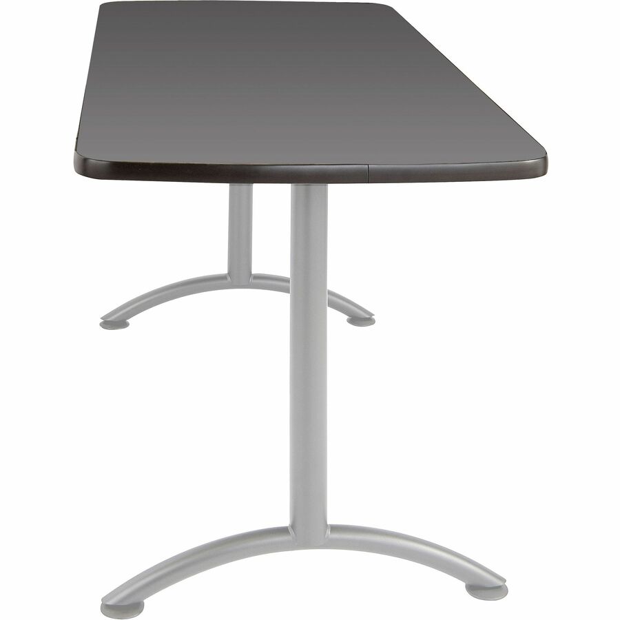 Iceberg Arc Fixed Height Table 36X72 Rectangular, Graphite
