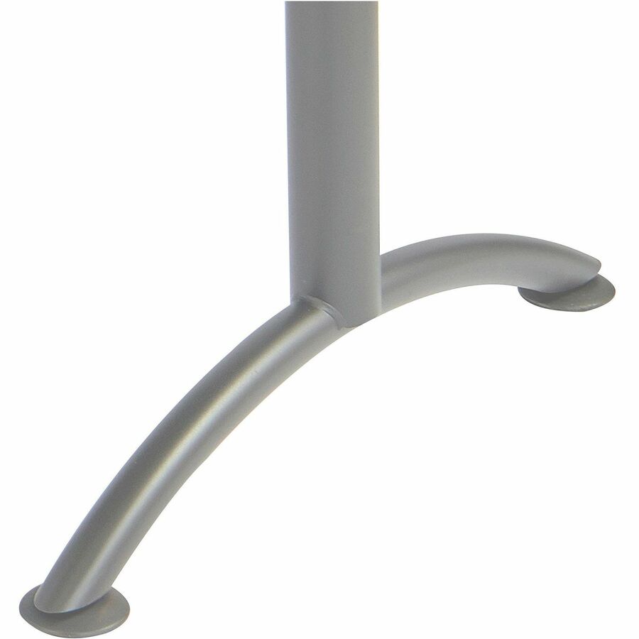 Iceberg Utility Table - Rectangle Top - 60" Table Top Length x 30" Table Top Width - Assembly Required - Graphite - 1 Each