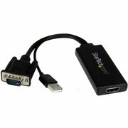 StarTech.com VGA to HDMI Adapter with USB Power & Audio