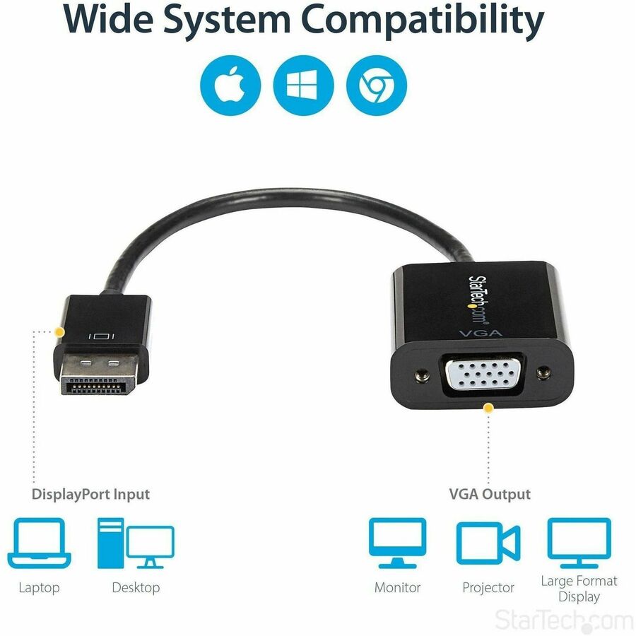 StarTech.com - DisplayPort to VGA Adapter