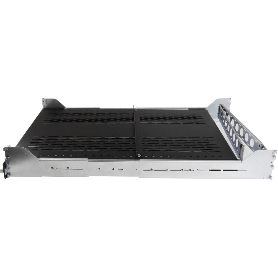 StarTech.com Rack Shelf - For Server - 2U Rack Height x 19" Rack Width x 31.60" Rack Depth - Rack-mountable - 4 Post - Black - Cold-rolled Steel (CRS) - 110 lb Maximum Weight Capacity - TAA Compliant