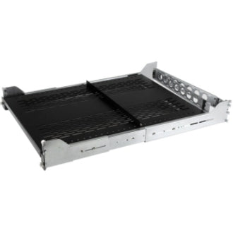 StarTech.com Rack Shelf - For Server - 2U Rack Height x 19" Rack Width x 31.60" Rack Depth - Rack-mountable - 4 Post - Black - Cold-rolled Steel (CRS) - 110 lb Maximum Weight Capacity - TAA Compliant
