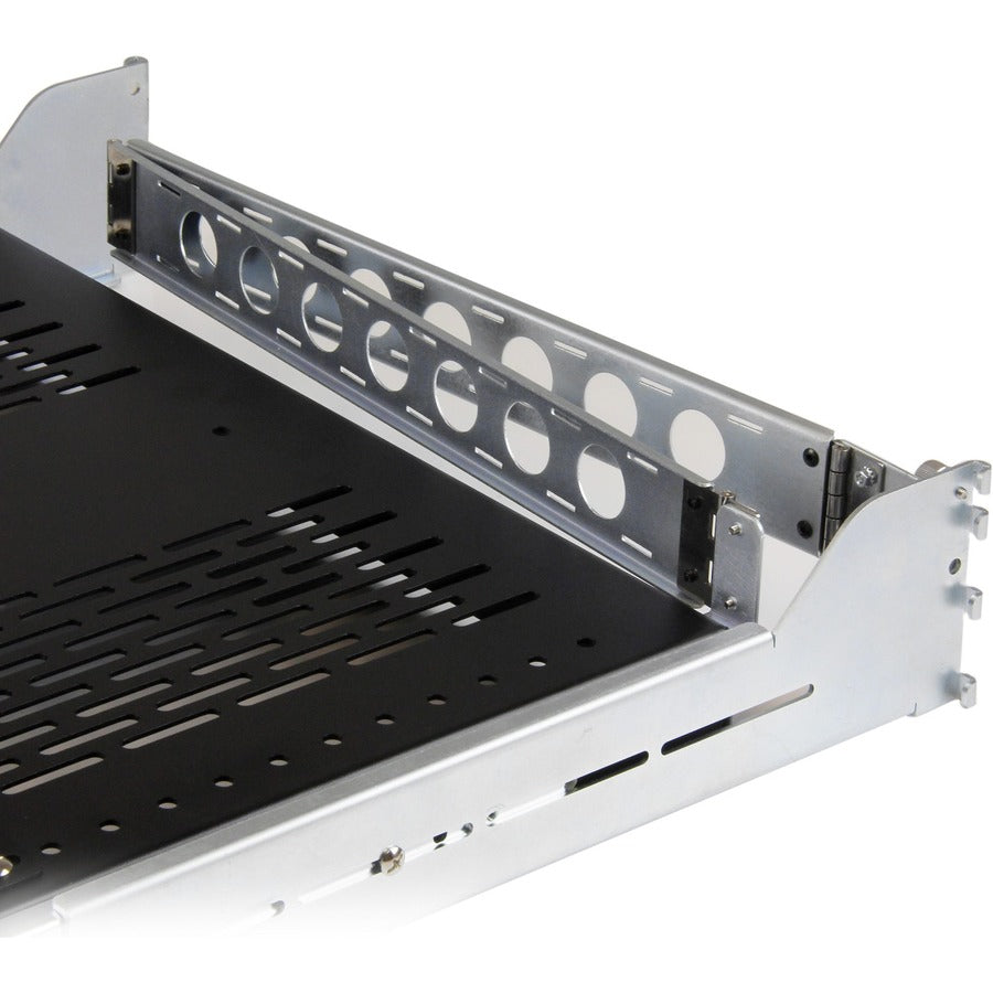 StarTech.com Rack Shelf - For Server - 2U Rack Height31.60" Rack Depth - Rack-mountable - Black - Steel - 50 lb Maximum Weight Capacity - TAA Compliant