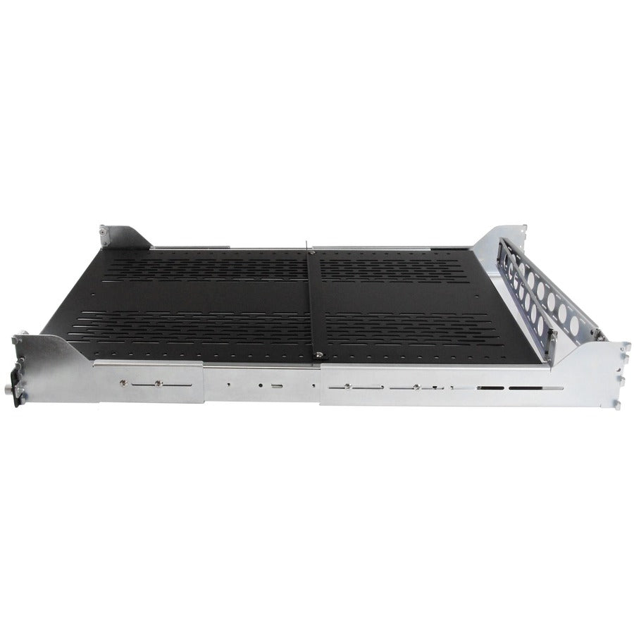 StarTech.com Rack Shelf - For Server - 2U Rack Height31.60" Rack Depth - Rack-mountable - Black - Steel - 50 lb Maximum Weight Capacity - TAA Compliant