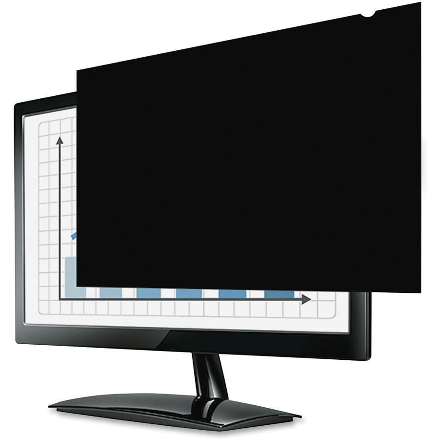 Fellowes PrivaScreen Blackout Privacy Filter Crystal Clear, Black - For 23" Widescreen LCD Monitor - 16:9 - Fingerprint Resistant, Scratch Resistant - Polyethylene - 1 Each - TAA Compliant