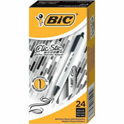 BIC Clic Stic Fashion Retractable Ball Point Pen, Black