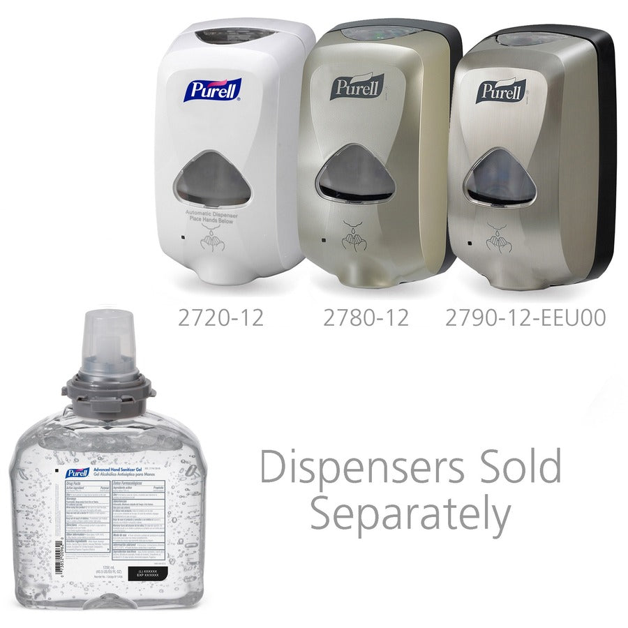 PURELL&reg; Hand Sanitizer Gel Refill - 1.27 quart - Kill Germs - Hand, Skin - Moisturizing - Clear - 4 / Carton