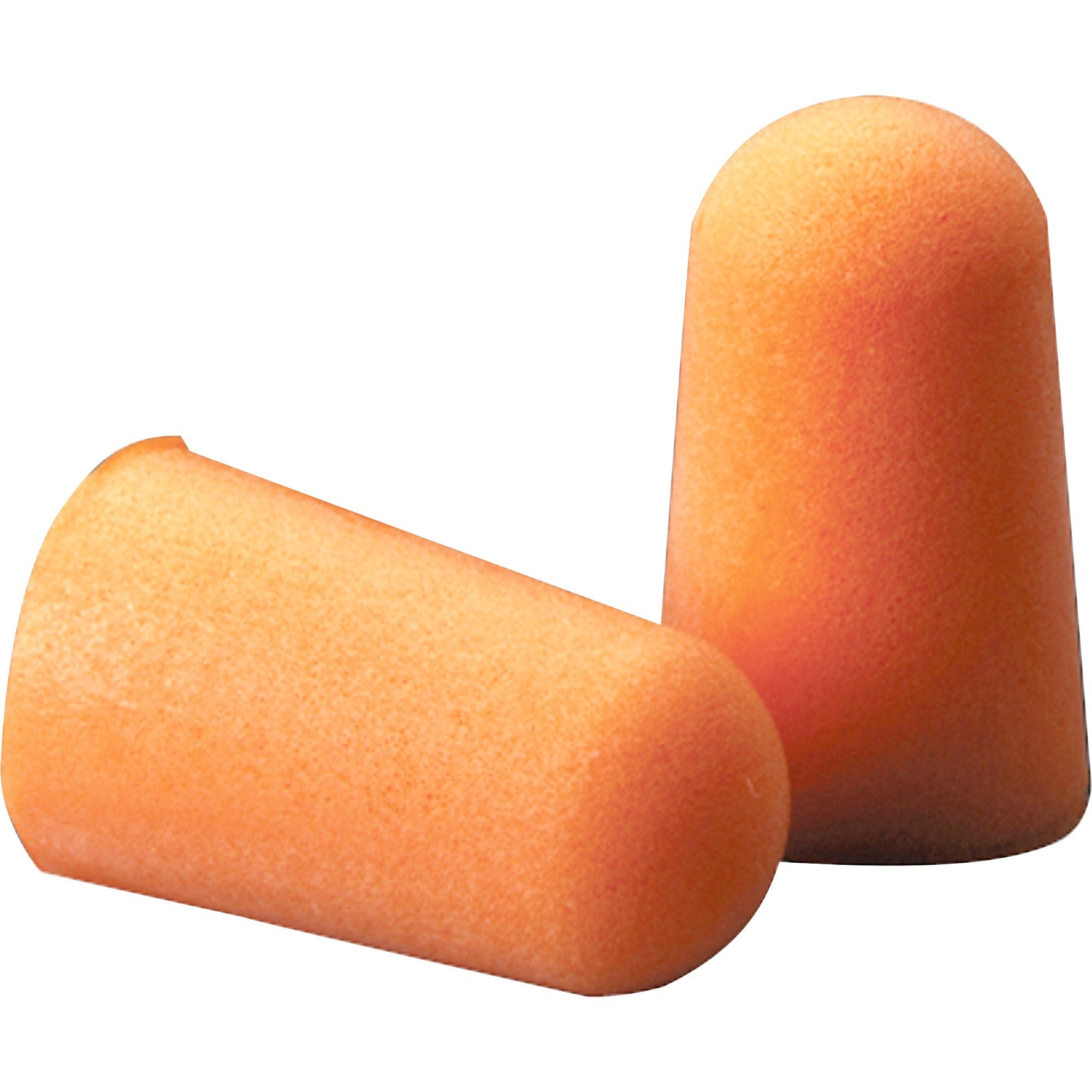 Noise Protection - Polyurethane - Orange - Smooth Surface, Uncorded, Comfortable, Dirt Resistant, Hypoallergenic, Disposable - 1 Box