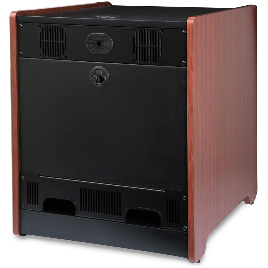 StarTech.com 12U Rack Enclosure Server Cabinet - 20.6 in. Deep - Wood Finish - Flat Pack