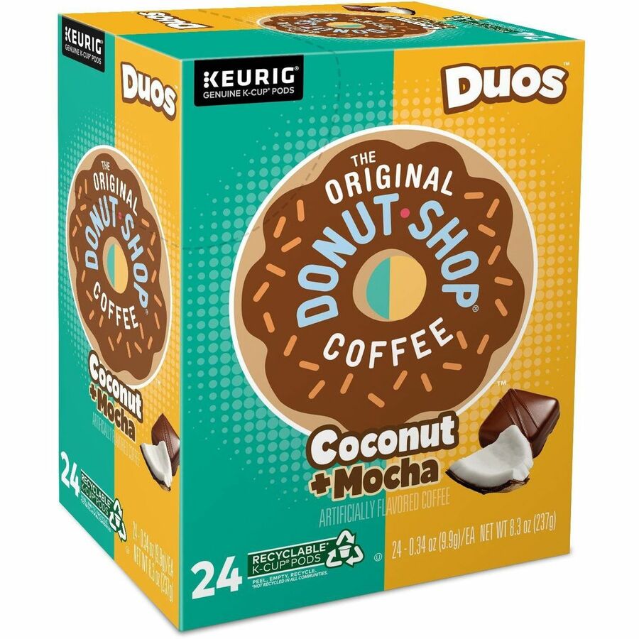 Compatible with Keurig Brewer - Regular - Medium - K-Cup, Pod - Coconut Mocha - Kosher - 24 / Box