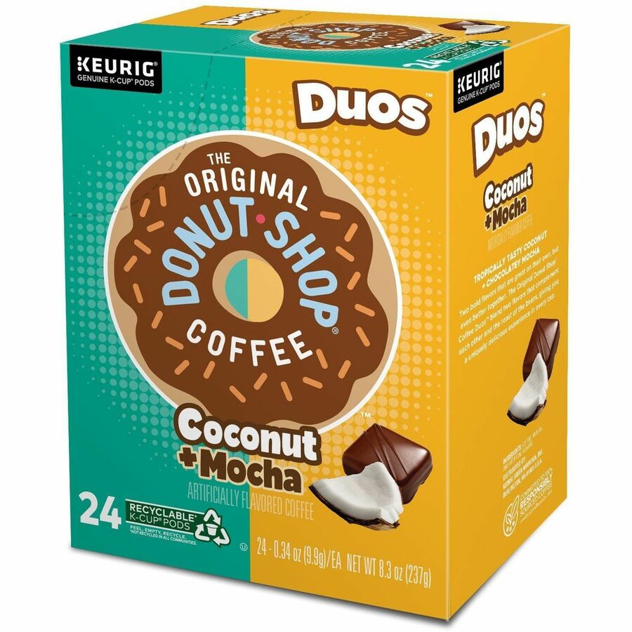Compatible with Keurig Brewer - Regular - Medium - K-Cup, Pod - Coconut Mocha - Kosher - 24 / Box