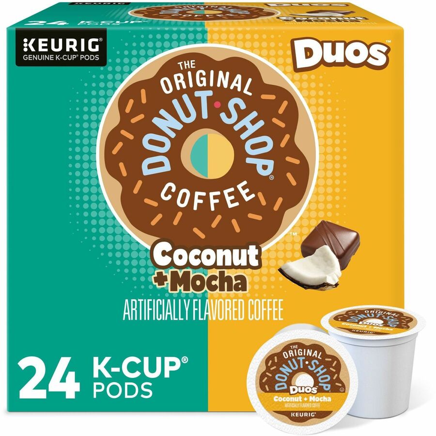 Compatible with Keurig Brewer - Regular - Medium - K-Cup, Pod - Coconut Mocha - Kosher - 24 / Box