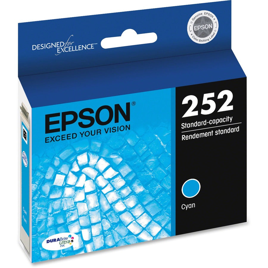 Epson DURABrite Ultra T252220 Original Standard Yield Inkjet Ink Cartridge - Cyan - 1 Each