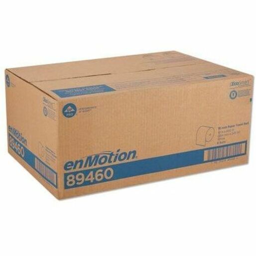 1 Ply - 10" Width x 800 ft Length - 8" Roll Diameter - White - 6 / Case